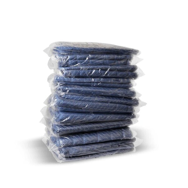 PREMIUM Moving Blanket - 72" x 80", Polyester Cotton Blend, Blue