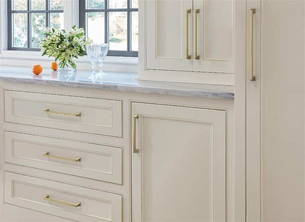 Mulholland 12" CC Appliance Pull Golden Champagne