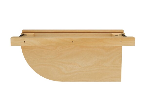 Natural Maple/Black Produce Basket for 15" Base Cabinets