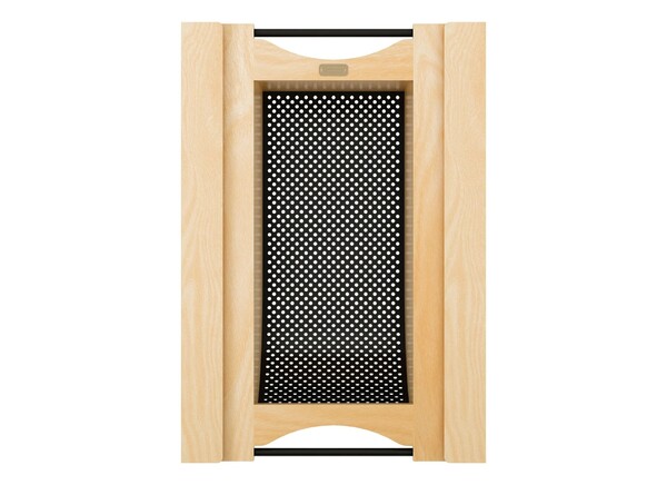 Natural Maple/Black Produce Basket for 15" Base Cabinets