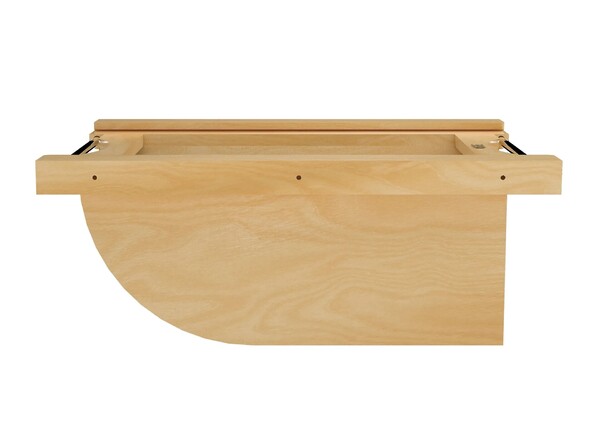 Natural Maple/Stainless-Steel Produce Basket for 18" Base Cabinets