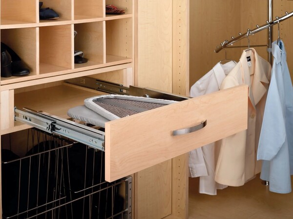 Rev-A-Shelf - 14-1/4" to 21" Drawer Accessories Fold Out Ironing Board (15-7/8" Deep)