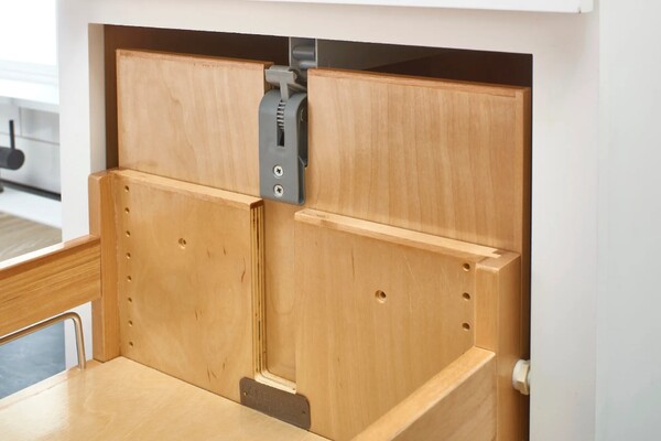 Rev-A-Shelf - 14" x 51" Maple Pullout Wood Tall/Pantry Accessories