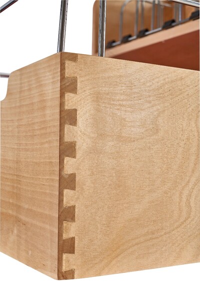 Rev-A-Shelf - 18" Base Cabinet Pullout Food Storage Container Organizer