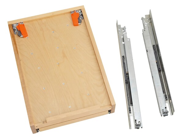 Rev-A-Shelf - 22-1/2" Opening - Complete System Two-Tier Cutlery Organizer
