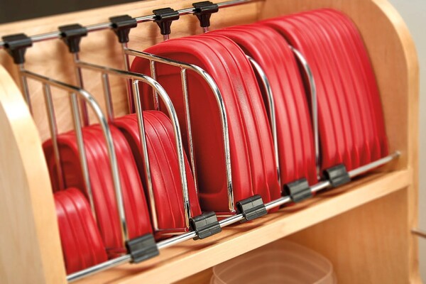 Rev-A-Shelf - 24" Base Cabinet Pullout Food Storage Container Organizer