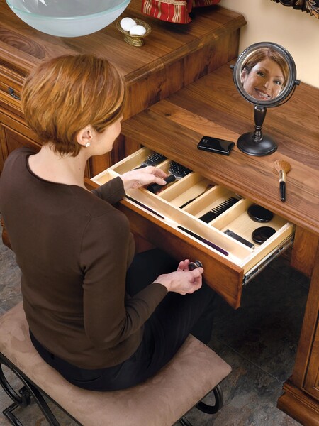 Rev-A-Shelf - 24" Maple Cut-To-Size Insert Wood Utility Organizer for Drawers