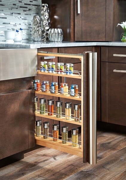 Rev-A-Shelf - 3" Filler Pullout Organizer with Blumotion Soft-Close