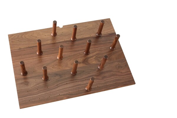 Rev-A-Shelf - 30" Walnut Cut-To-Size Insert Peg System for Drawers