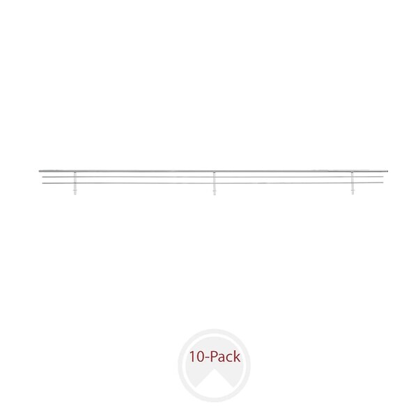 Rev-A-Shelf - 35" Chrome Shoe Organizer Rails - 10 Per Carton