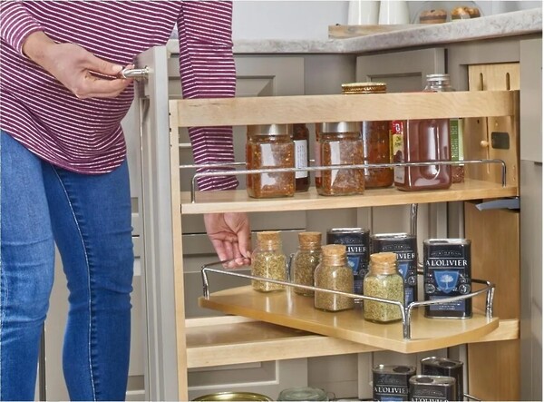 Rev-A-Shelf 5" Base Cabinet Swivel Shelf Pullout