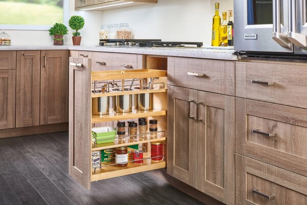 Rev-A-Shelf - 5" Base Utensil Pullout w/Blumotion Soft-Close