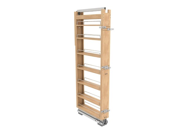 Rev-A-Shelf - 5" x 58" Maple Pullout Wood Tall/Pantry Accessories