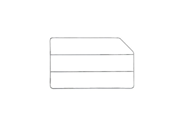 Rev-A-Shelf - 597 - Chrome Tray Divider 18 inch High with Clips