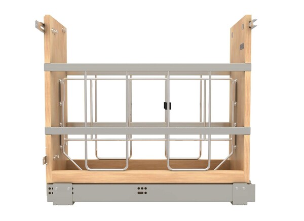 Rev-A-Shelf - 6" Base Cabinet Pullout Tray Divider/Foil Holder with Blumotion Soft-Close
