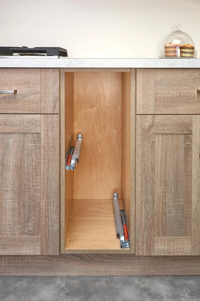 Rev-A-Shelf - 7" Bottom Mount Base Cabinet w/ Blumotion Soft-Close