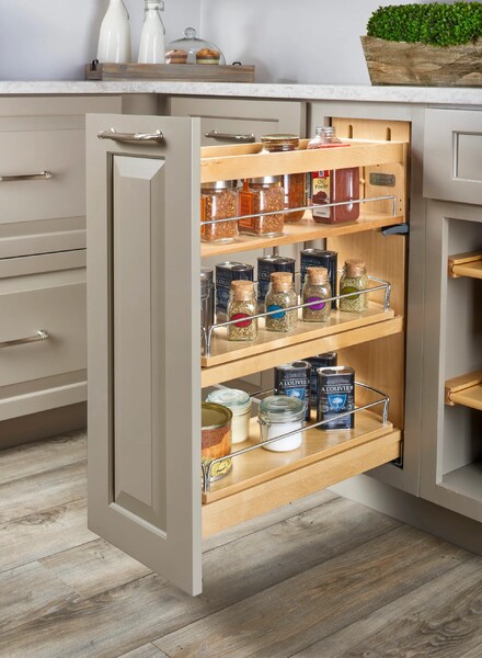 Rev-A-Shelf 8" Base Cabinet Swivel Shelf Pullout