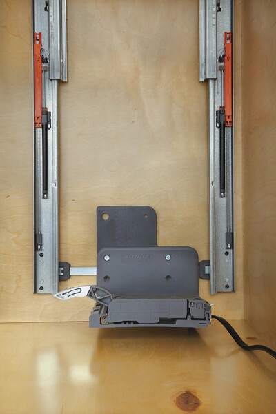 Rev-A-Shelf - 8" Maple Base Cabinet Pullout Organizer with Blumotion and Servo Drive
