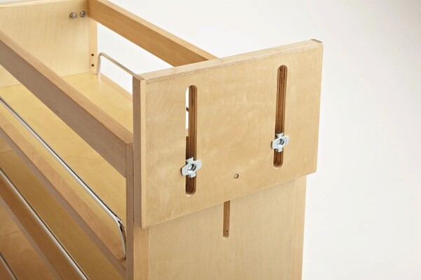 Rev-A-Shelf - 8" Maple Base Cabinet Pullout Organizer with Blumotion and Servo Drive
