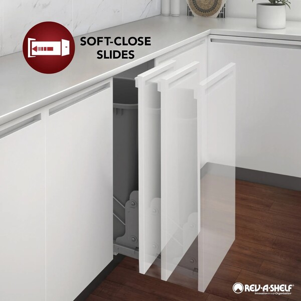 Rev-A-Shelf - 8" PAPER TOWEL HOLDER BASE ORG W/BLUM SC