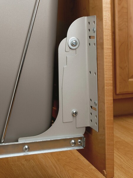 Rev-A-Shelf - Accessories Silver Door Mount Kit for Wire Waste Containers