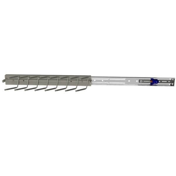 Rev-A-Shelf - Deluxe Pop-Out Tie Rack - Satin Nickel