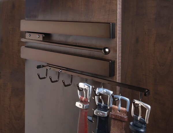 Rev-A-Shelf - Deluxe Slide Valet Rod - Bronze