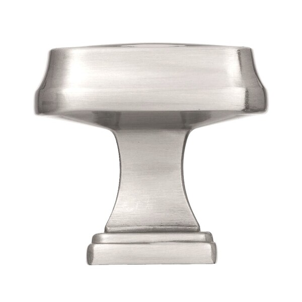 Revitalize 1-1/4" Length Square Knob Satin Nickel