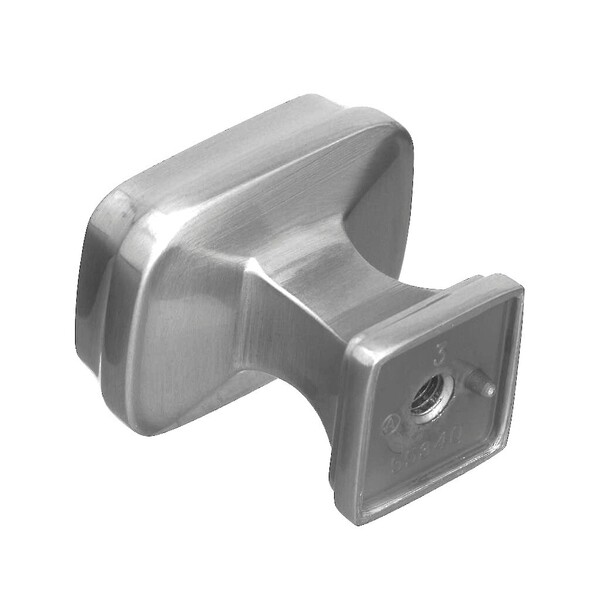 Revitalize 1-1/4" Length Square Knob Satin Nickel