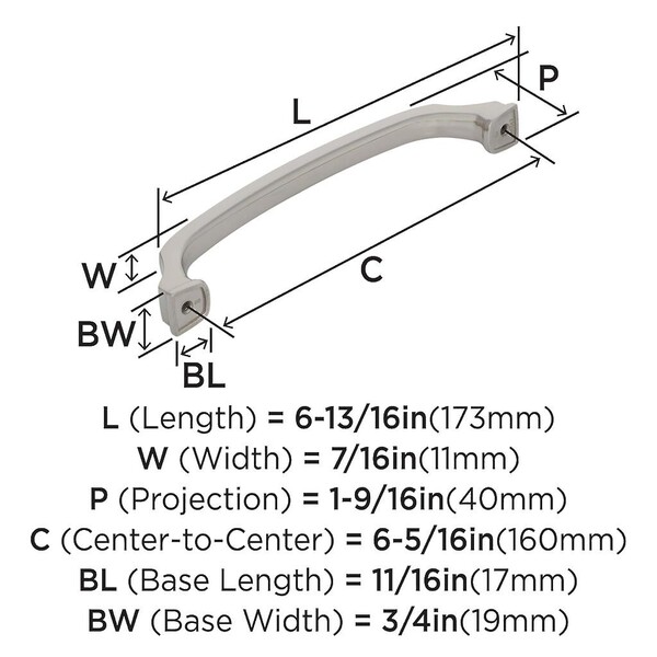 Revitalize - Pull 160mm CC Polished Nickel 