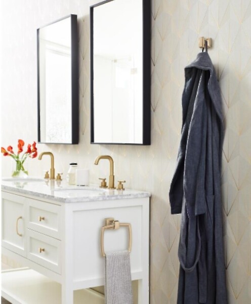 Revitalize Towel Ring Champagne Bronze