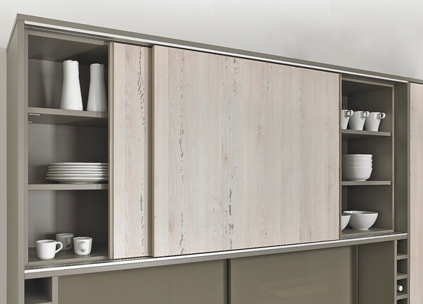 SlideLine M Set of fittings for doors WITHOUT Silent System, 30 kg, Minimum door width in: 300