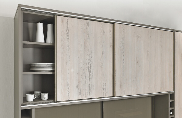 SlideLine M Set of fittings for doors WITHOUT Silent System, 30 kg, Minimum door width in: 300