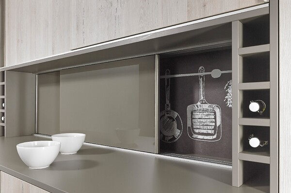 SlideLine M Set of fittings for doors WITHOUT Silent System, 30 kg, Minimum door width in: 300