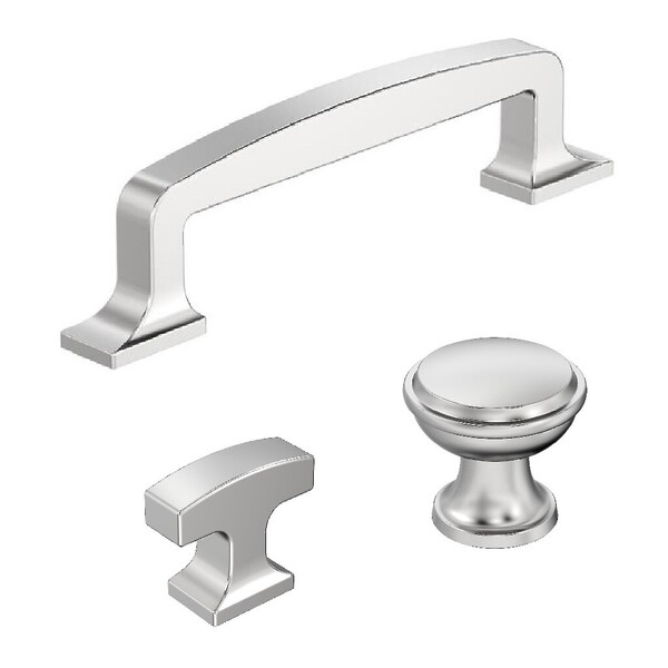 Westerly Pull 128mm Polished Chrome