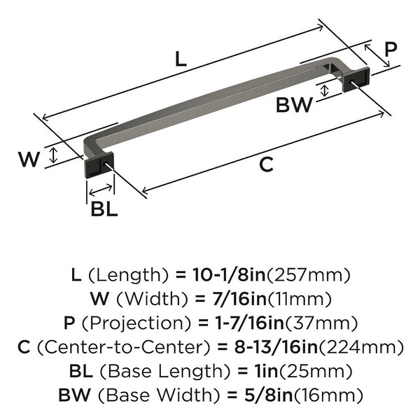 Westerly Pull 224mm CC Graphite