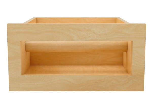Wood Base Cabinet Paper Towel Drawer System w/ BLUM Soft-Close
